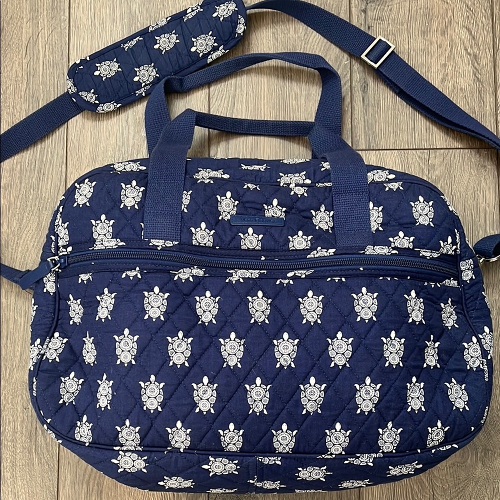 Vera Bradley Navy Blue Turtle Quilted Bag